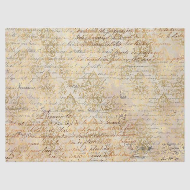 Seda Diseño de la serie Ephemera Gold de papel 12 (Anverso)