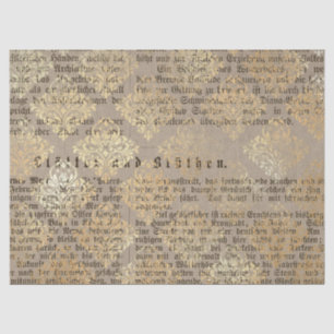Seda Diseño de la serie Ephemera Gold de papel 15