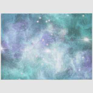 Seda Diseño de la serie Galaxia Azul 7 Papel tisú