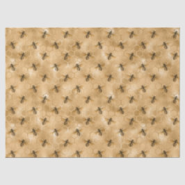 Seda Diseño de la serie Honey Bee 13 Papel Tejido