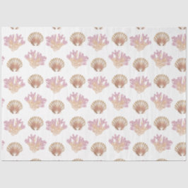 Seda Diseño de la serie Marine Life 12 Papel de tejidos