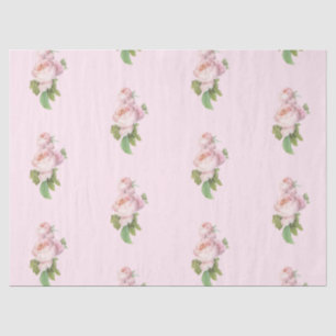 Seda Diseño de la serie Rosa romántica 11 Papel de teji