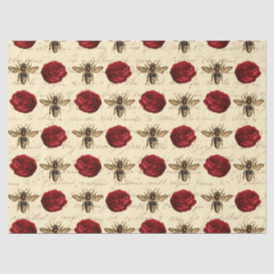 Seda Diseño de la serie Vintage Honey Bee 6 Papel tisú