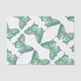 Seda Diseño de mariposa de cola tragada en papel tisula