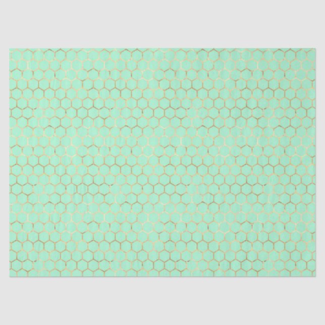 Seda Diseño de papel tisú Serie Abeja del Jardín de Té  (Anverso)
