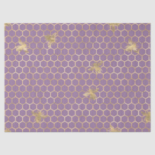 Seda Diseño de papel tisú Serie Abeja del Jardín de Té