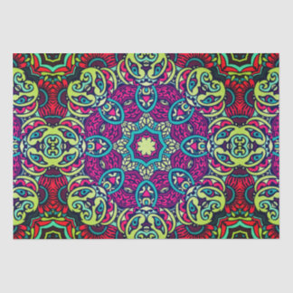 Seda Diseño del Boho Papel del tejido de Mandala