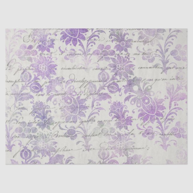 Seda Diseño Ephemera Lavendar serie de papel 2 (Anverso)