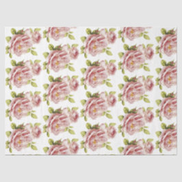 Seda Diseño Romántico de serie Rosa 16 Papel de tejidos