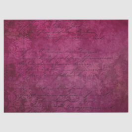 Seda Efímera Serie de Papel Burgundy Diseño 15