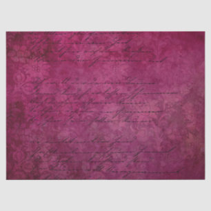 Seda Efímera Serie de Papel Burgundy Diseño 15