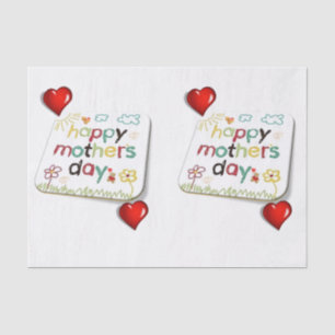 Seda El día de la madre del papel de tejidos