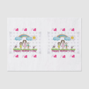 Seda El día de la madre del papel de tejidos