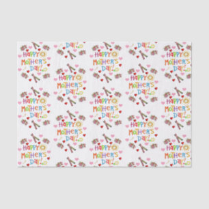 Seda El día de la madre del papel de tejidos