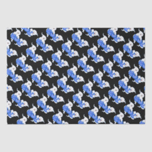 Seda El fantasma del abucheo de Halloween tejó el papel