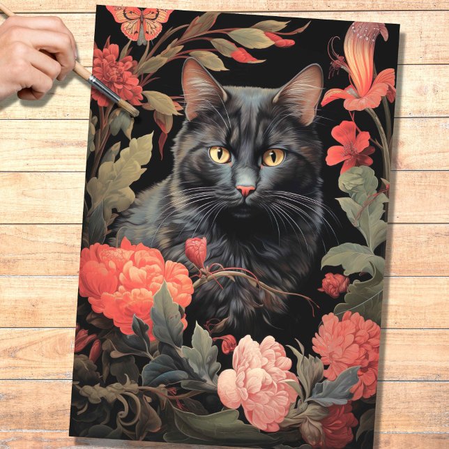 Seda El gato en el tapiz 3 Papel de descomposición (Subido por el creador)