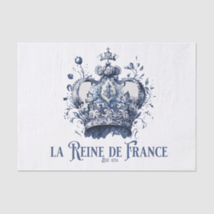 Seda El papel de timbre de la Reina de Francia