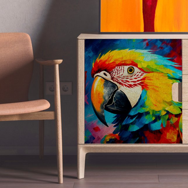 Seda El Papel del tejido de la desunión del loro (Subido por el creador)