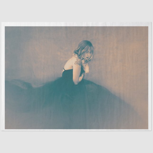 Seda Elegancia - Papel de tono de descomposición (Anverso)