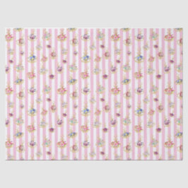 Seda Elegante Papel De Tejido De Ancla Floral