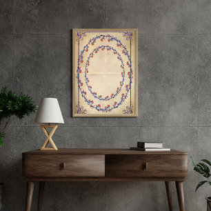 Seda Elegante Papel De Tejido De Decoración Floral