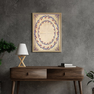 Seda Elegante Papel De Tejido De Decoración Floral