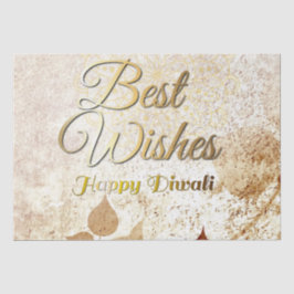 Seda Elegante Papel de Tejido Diwali