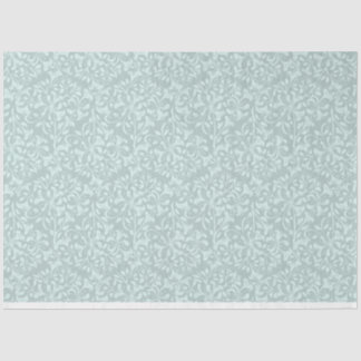 Seda Elegante Papel de Tejido Verde azulado