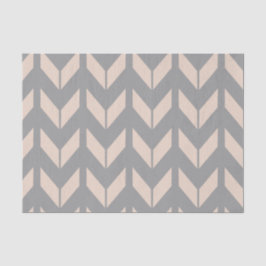 Seda Elegante Papel de tono rosa y gris de Chevron