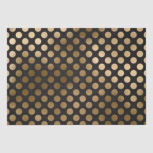 Seda Elegante patrón de lunares de papel de aluminio ne