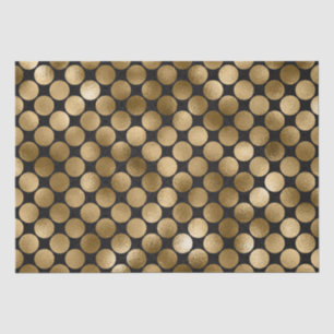 Seda Elegante patrón de lunares de papel de aluminio ne
