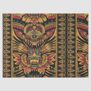 Seda Elegante "Sueño azteca" beige envuelto papel de te