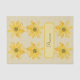 Seda Envoltura personalizada de papel de tejido floral