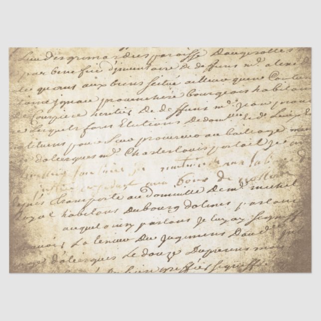 Seda Ephemera Sepia serie de papel Diseño 8 (Anverso)