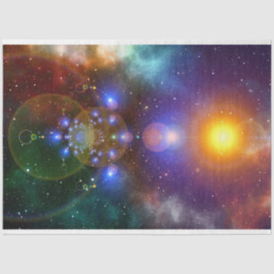 Seda Espacio Universo 13 Papel de tono de desconexión a