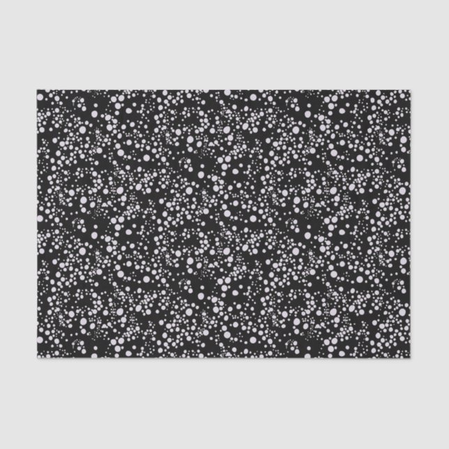 Seda Espectros sobre papel de tejidos negros (Anverso)