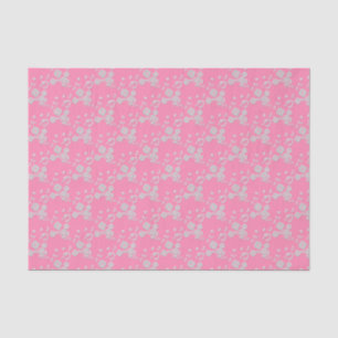 Seda Estilo de pulverización floral 1 PAPEL DE RAPAS ro