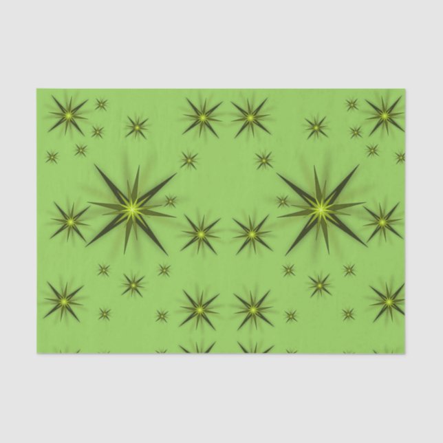 Seda Estrellas de papel de tejido decorativo (Anverso)