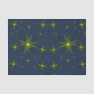 Seda Estrellas de papel de tejido decorativo