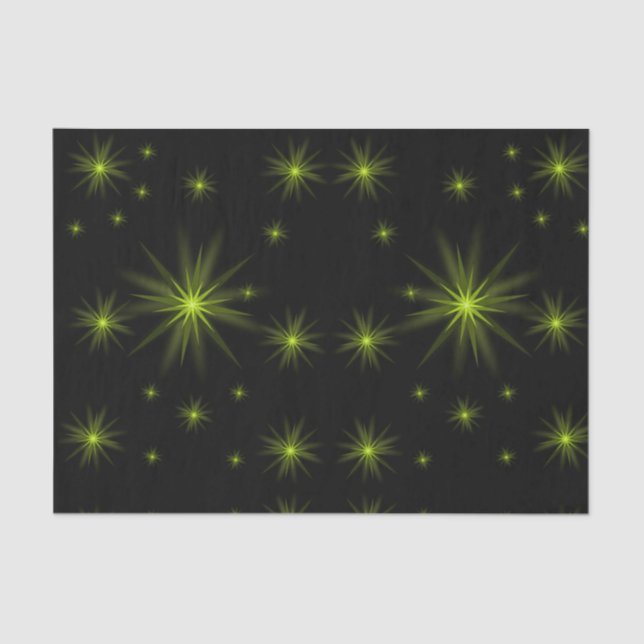 Seda Estrellas de papel de tejido decorativo (Anverso)