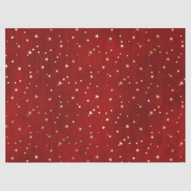 Seda Estrellas Navideñas de Invierno de Papel de Estaño (Anverso)
