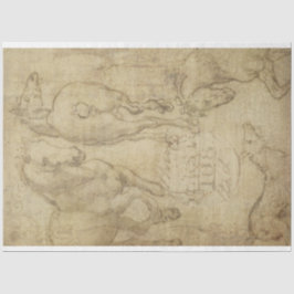 Seda Estudio de un papel de descascaramiento de caballo