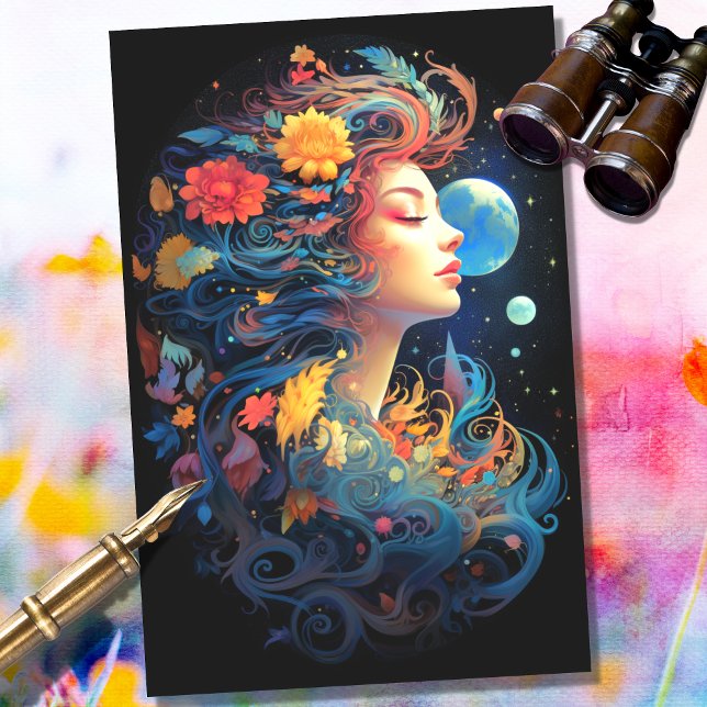 Seda Fantasy Moon Chica 1 Papel de descomposición (Subido por el creador)