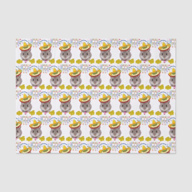 Seda Feliz cumpleaños a los ratones de papel de té (Anverso)