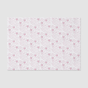 Seda Feliz Día de San Valentín de papel de té corazones