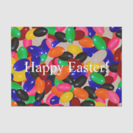 Seda ¡Feliz Pascua! Regalo de papel de tapicería de gel