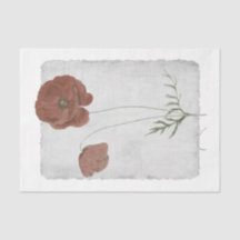 Flor 35 Papel Tejido De Descascarilla De Adormider