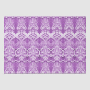 Seda Flores moradas florecen papel de tejido
