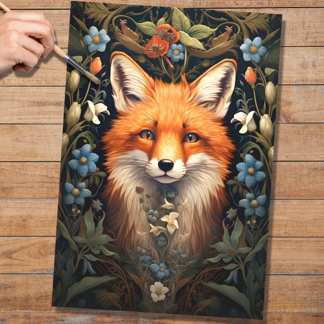 Seda Fox en papel de deshielo 1 de Tapiz (Subido por el creador)