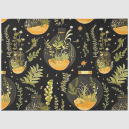 Seda Frasco de frascos de vidrio de papel de tejidos de